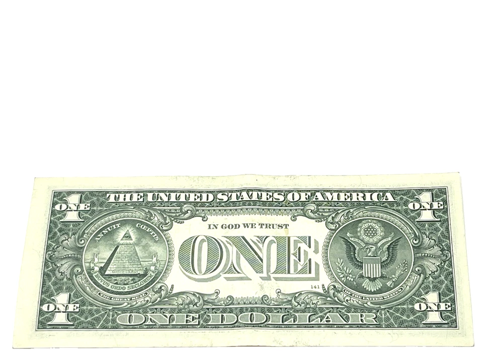 U.S. 2009, $1.00 FEDERAL RESERVE NOTE, Almost UNC, S/N F 63385005 E (#523) - Image 2 of 2