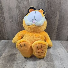 Garfield 25 Years Limited Edition Plush Cat 18 Stuffed Animal Orange