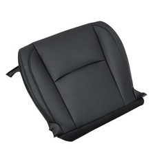 Driver Side Bottom Microfiber Leather Replacement Seat Cover Compatible Black
