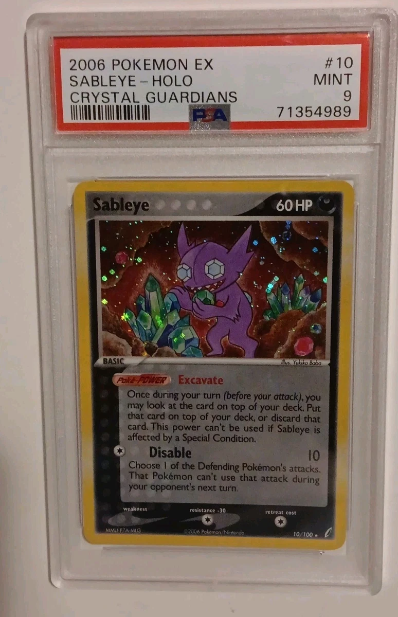Pokémon TCG EX Crystal Guardians Holo Rare English Individual
