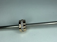 Pandora Rose Gold Sparkling Row Clip Charm 