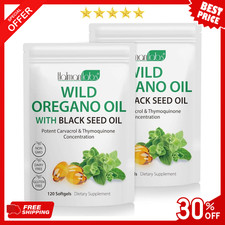 Resilia Oil Of Oregano With Black Seed Oil 6,000MG 2 Pack