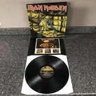 LP VINYL IRON MAIDEN ALBUM PIECE OF MIND 1983 UK 1ST PRESS EMA 800 EX+/NM-
