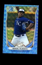 2014 Bowman Draft Chrome Blue Wave #CDP71 Miguel Almonte Royals