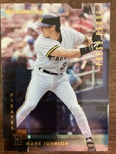 1997 Donruss Baseball - Rare Die Cut Press Proof  / 1 of 500 - MARK JOHNSON #215