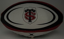 Gilbert Official Stade Toulousain Mini Size 1 Rugby Ball 17cm 