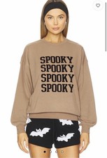 Beach Riot Devyn Spooky Oversized Sweatshirt Medium As/is