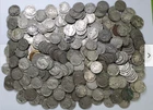 3 full rolls (120) Circulated lot of mixed "No Date" Buffalo Nickels