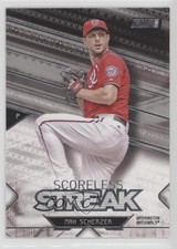 2017 Topps Stadium Club Scoreless Streak Max Scherzer #SS-MS 9oo