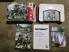 Turok Dinosaur Hunter Nintendo 64 N64 Complete In Box CIB Authentic Poster.