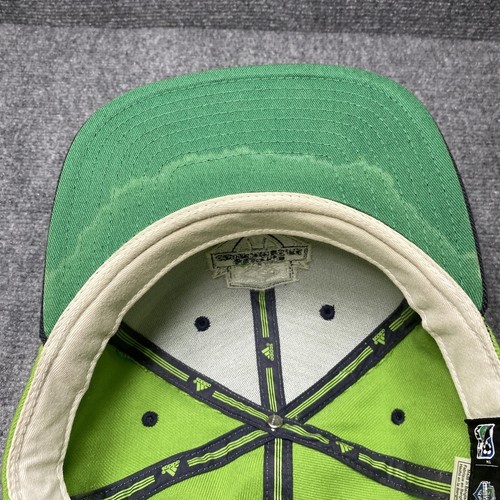 Seattle Sounders FC Kapelusz Czapka Zatrzask Back Zielony Czarny MLS Herb piłkarski Adidas Męski - Zdjęcie 9 z 11
