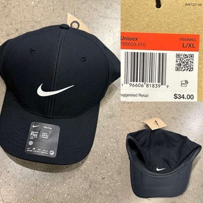 Nike Dri-FIT ADV Rise Structure Swoosh Flex Cap FB5633 010 L/XL | eBay