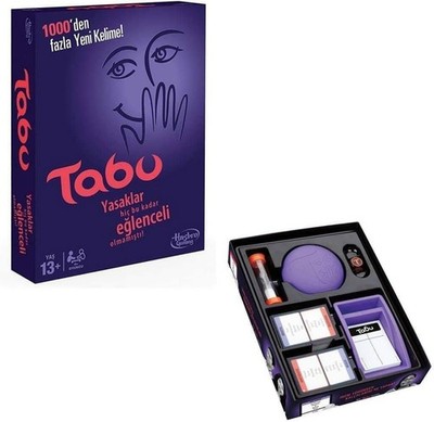 Hasbro  Tabu (A4626) in Türkisch - ab 4 Spieler, ab 13 Jahren - geöffnet