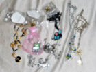 Mystery Jewelry Can Necklaces Earrings Rings Pins All Wearable over 70 pcs 2 new — photo 2