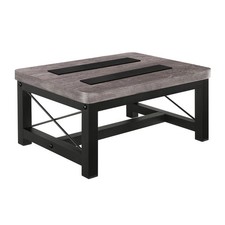 Grey Heavy Duty Foldable Step Stool Adults Kids High Bed Non Slip Rubber Feet