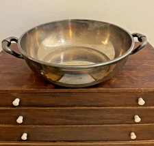 Art Krupp Milano Silver Plated Bowl 1930s – 100cl, Bear Mark, 20.5cm, Rare 23