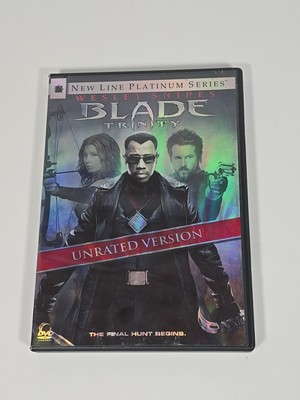 Blade: Trinity (DVD, 2004, Unrated Version) Wesley Snipes