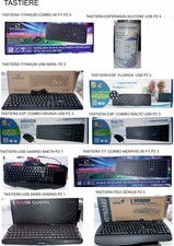Tastiere pc desktop lotto combo usb  / wireless / in silicone usb / gaming usb
