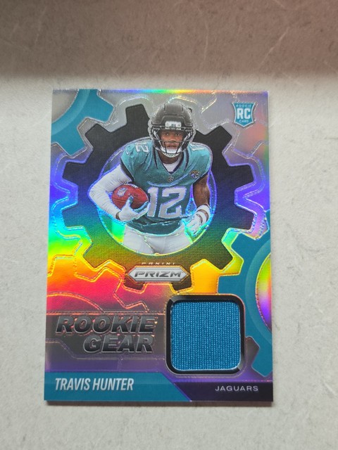 Panini 2025 Prizm Rookie Gear Insert Travis Hunter #RGR-THR Jaguars NFL Card