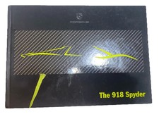 PORSCHE 918 SPYDER 66 PAGE HARDCOVER SALES BROCHURE CATALOG 2012