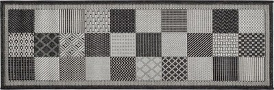Teppich Läufer 50x150 cm Anthrazit für Flur Küche - andiamo Arizona