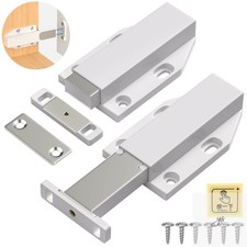Magnetic Push Latch Heavy Duty Push to Open Cabinet Hardware Magnetic Touch Latc