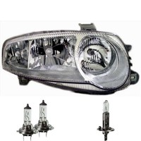 Scheinwerfer Rechts Chrom H1/H7/H7 FüR Alfa Romeo 147 937 Inkl. Osram Lampen