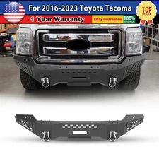 Front Bumper For 2011-2016 Ford F-250 F-350 Assembly w/ 2*D-rings Powder-Coated 