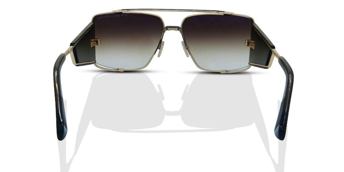 Dita Sunglasses Souliner-Two Men's DTS136-64-02-Z White Gold
