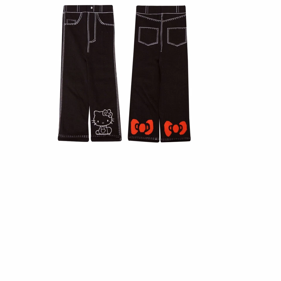 Nuevo Trompeta HELLO KITTY Leggings Negro 6 meses a 2 T, 2 años Pantalones Pantalones Regalo Foto 2 de 3