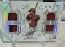 2023 Panini Flawless Baseball Elijah Green Showcase Quad Patch Prospect /25