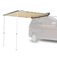 Vehicle Awning with Metal Joints 6.5x6.5ft, Roof Rack Car Side Awning Pull-Out