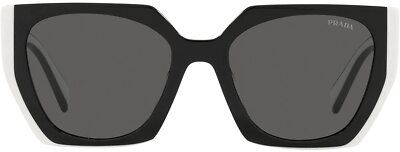 Prada PR15WS 09Q5S0 Square Sunglasses – Black/Talc\\Dark Grey PR15WS 09Q5S0 Black/Talc/Dark Grey main image 3