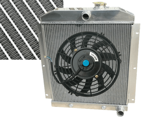 Radiador de aluminio de 3 filas para camioneta Chevy 3100/3600/3800 1947-1954 l6 AT - Imagen 2 de 10