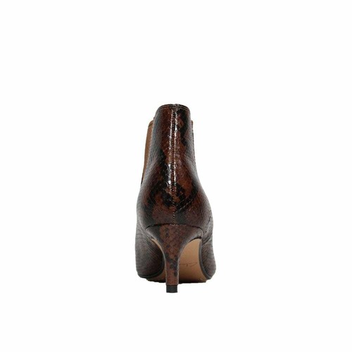 Clarks Laina 55 Boot 2 Dark Tan Snake 