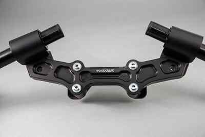 DUCATI 2014-2016 MONSTER 1200 WOODCRAFT RACING CLIPON HANDLEBAR ADAPTER PLATE