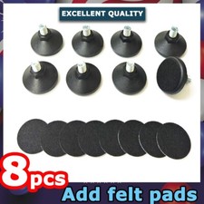 8PCS for USM Haller Furniture Feet Felt backing won't scratch floors