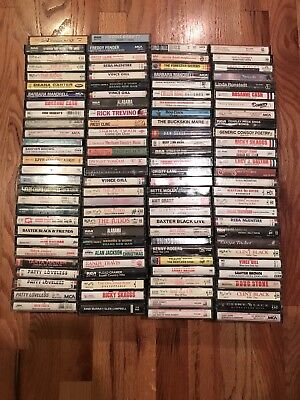 Classic Country Artist Cassette Tape Collection (110 Tapes) - Music ...