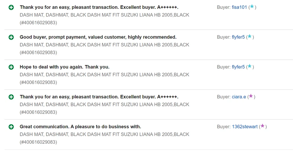 BLACK DASH MAT, DASHMAT, DASHBOARD COVER FIT SUZUKI LIANA HATCH BACK 2005 - image 3 of 4