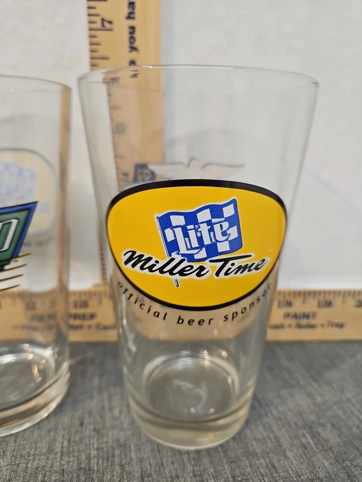 2 Miller Time Lite Brickyard 400 - 1998 Indianapolis Motor Speedway Очки 10 унций - Изображение 3 из 4