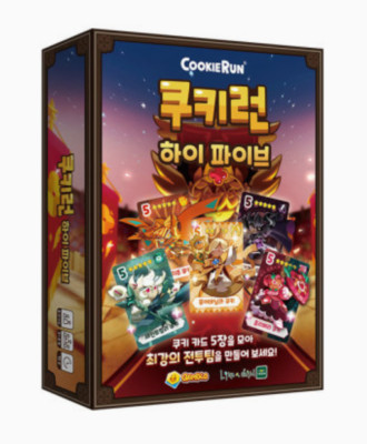 Cookie Run Kingdom Cookie Run High-five Card Board Game Korean official licensed