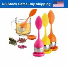 Silicone Tea Infuser Loose Leaf Tea Strainer  for Fennel Tea Herbal Tea 3 Set