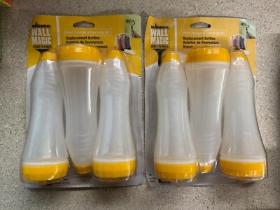 Wagner Wall Magic 6ct Replacement Paint Bottles New Open Damaged Package