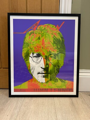 Stuart McAlpine Miller - John Lennon Graphic Genius 5 (signiert/gerahmt)