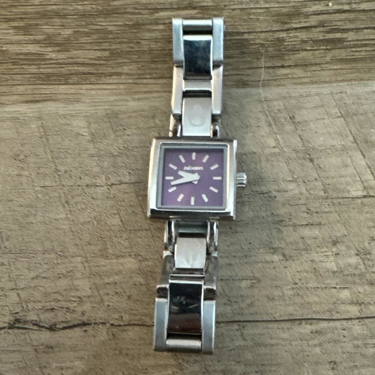 Women s Nixon Watch The Matchmaker 18mm Silver Case Purple Dial
