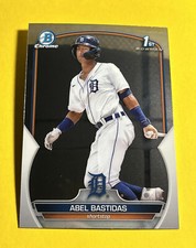 2023 Bowman Chrome Abel Bastidas 1st Bowman Prospect Detroit Tigers #BCP-113