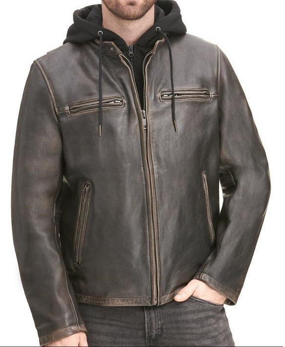 【MODERNIF】Bern Vintage Leather Jacket Motorcycle Vintage Leather Jacket | eBay