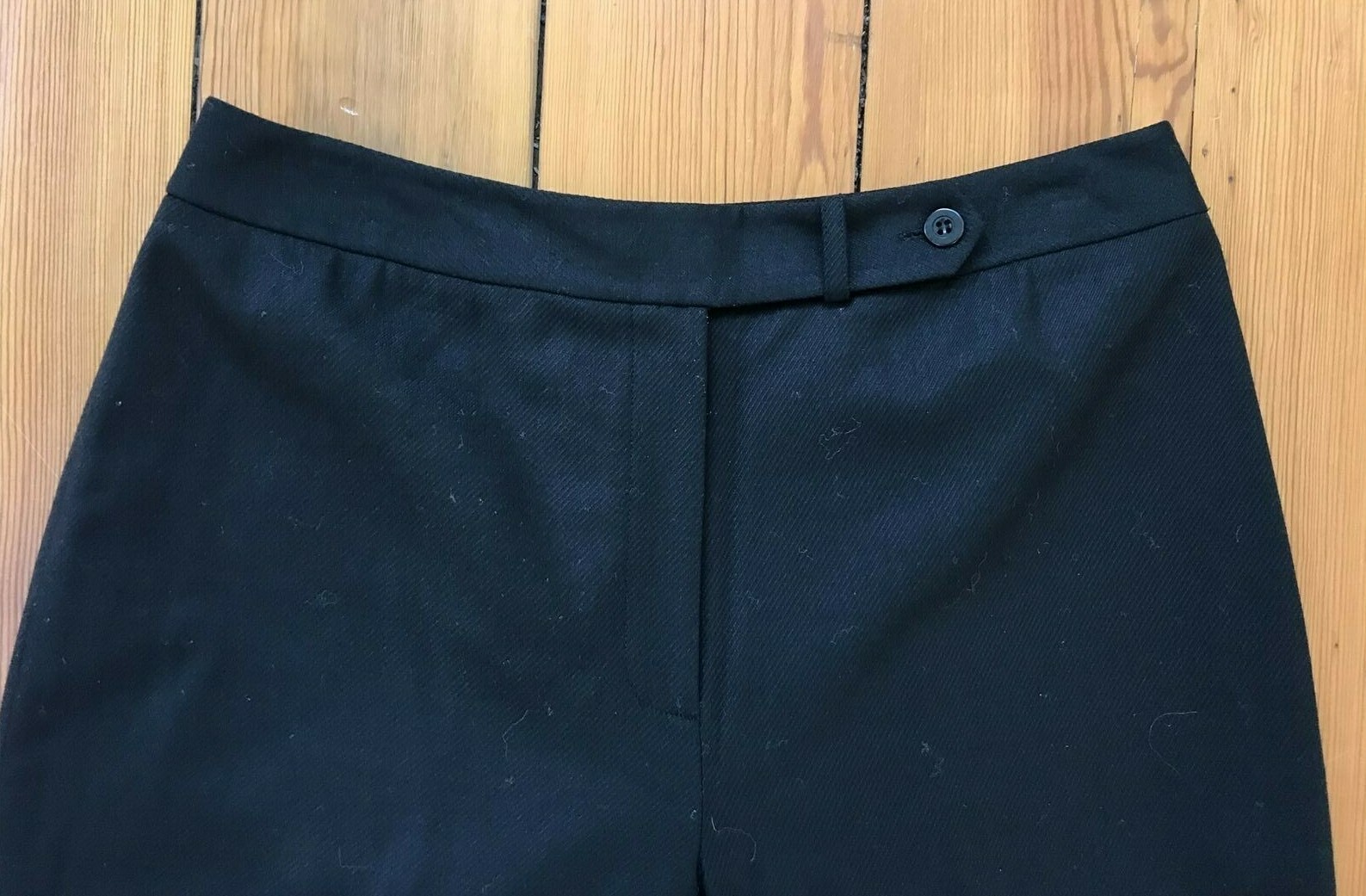 Talbots Stretch Black Wool Blend High Waisted Sla… - image 3
