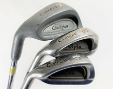 Lot of 3 COUGAR Rhythm #3 4 Champion Sand S Wedge TT Lite LH Golf Clubs Club Set