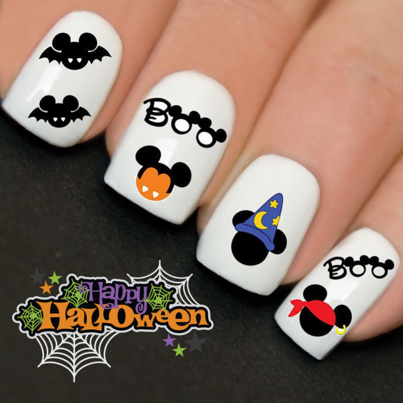 disney halloween nail designs